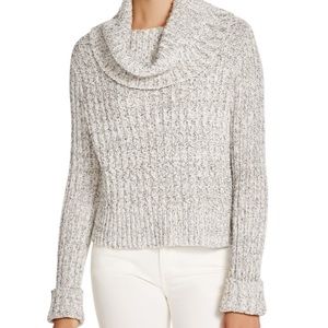Free People Twisted Cable Cropped Turtleneck